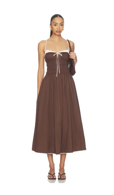 Nia Thomas Dress In Brown