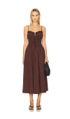 Nia Thomas Dress Rust In Red