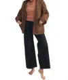 Nia Thomas Lulua Knit Cardigan In Brown In Brown