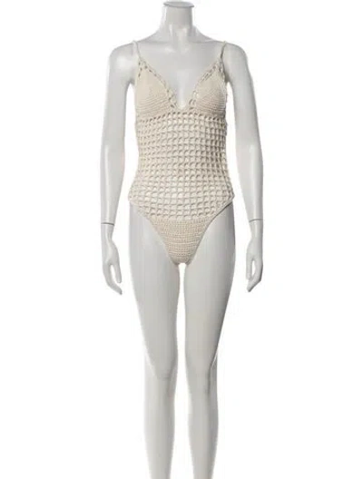 Pre-owned Nia Thomas One-piece In Neutrals