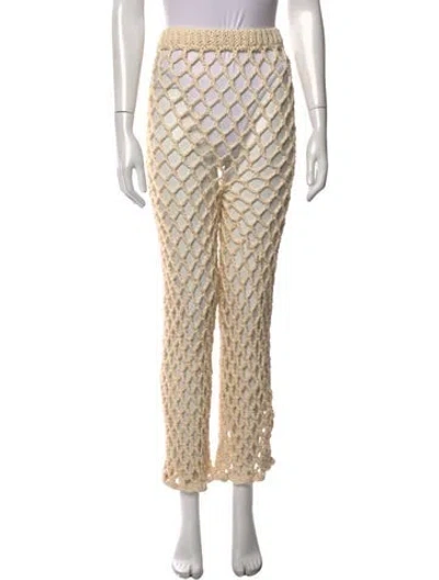 Pre-owned Nia Thomas Wide Leg Pants W/ Tags In Neutrals