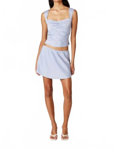 Nia Tiny Skort In Periwinkle In Purple
