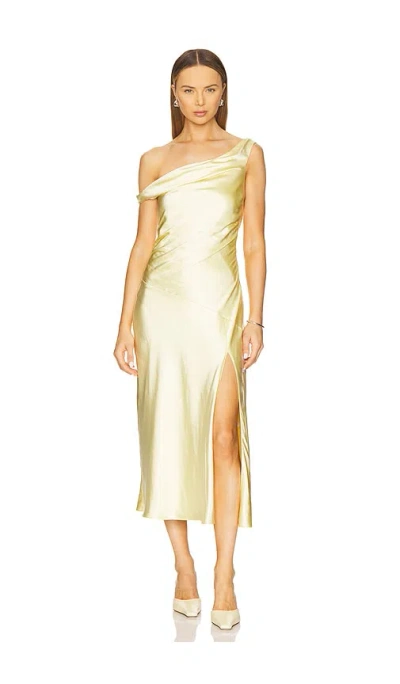 Nia Tori Dress In Yellow