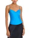 Nia Tripp Top - Exclusive In Blue