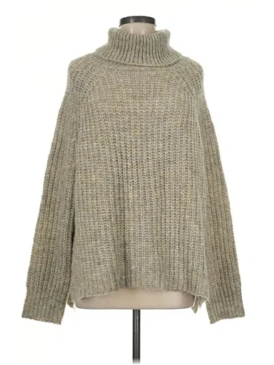 Pre-owned Nia Turtleneck Sweater In Gray