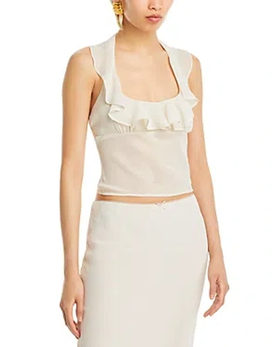 Nia Verbena Top In White