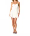 Nia Winslow Cotton Eyelet Minidress In White