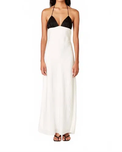 Nia Wolfe Dress In Black/white