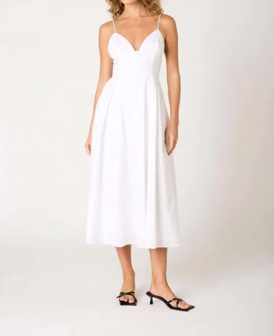 NIA WOMEN'S SYDNEY DRESS IN WHITE