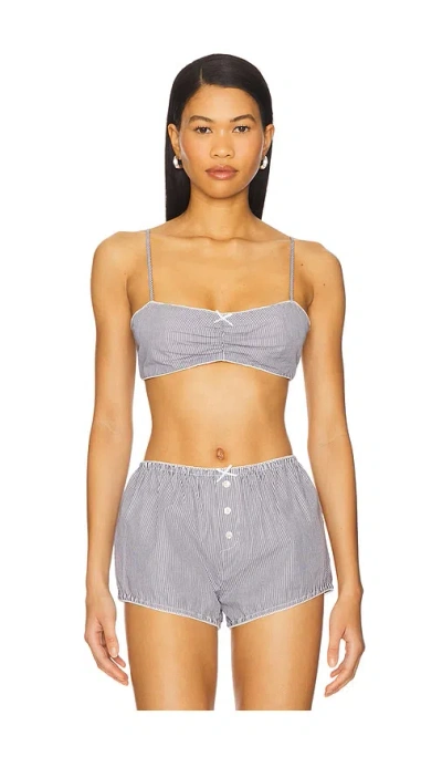 Nia Zed Bralette In Gray