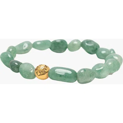 Nialaya Aventurine Gemstone Bracelet In Green