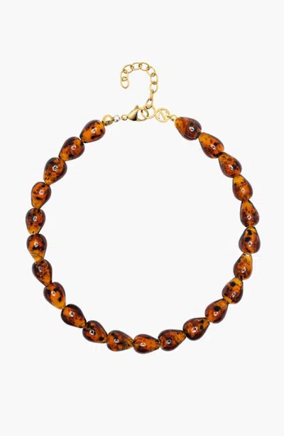 Nialaya Beaded Necklace In Multi