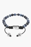 Nialaya Blue Dumortierite Beaded Bracelet In Blue