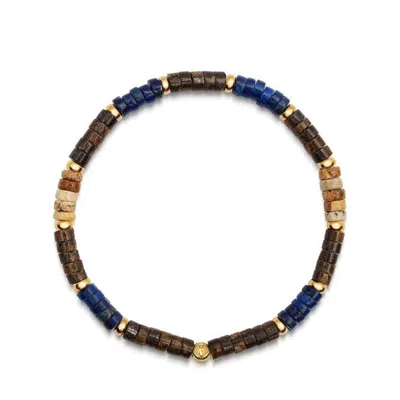 Nialaya Heishi Beaded Wristband In Multi