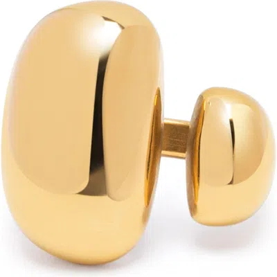 Nialaya Chunky Cuff Ring In Gold