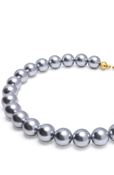 NIALAYA NIALAYA CHUNKY PEARL CHOKER NECKLACE