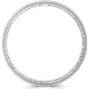 Nialaya Classic Round Bangle In Metallic