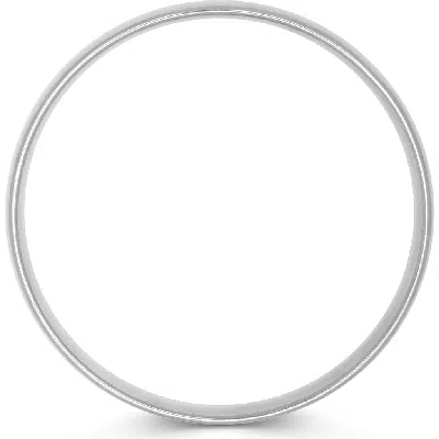 Nialaya Classic Round Silver Bangle