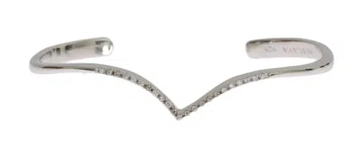 Nialaya Skyfall Cz 925 Silver Bangle Bracelet