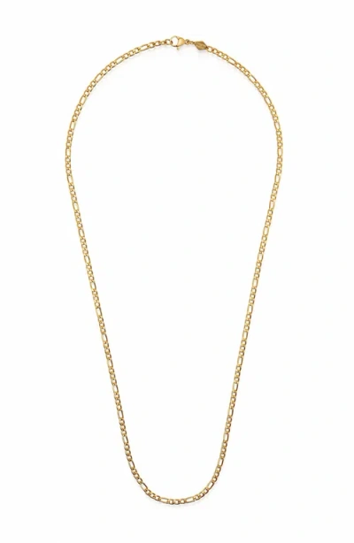 Nialaya Figaro Chain Necklace In Gold