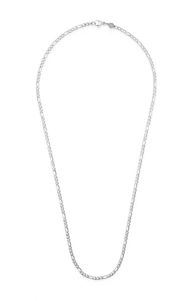 Nialaya Figaro Chain Necklace In Silver