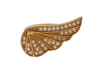 Nialaya Glamorous Gold Plated Crystal Women's Ring