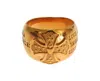 Nialaya Glamorous Gold-plated Sterling Silver Ring