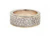 Nialaya Glamorous Silver Cz Crystal Embellished Ring