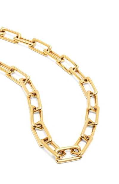 Nialaya Gold Paperclip Chain Necklace
