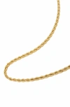 Nialaya Gold Rope Chain Necklace In Gold