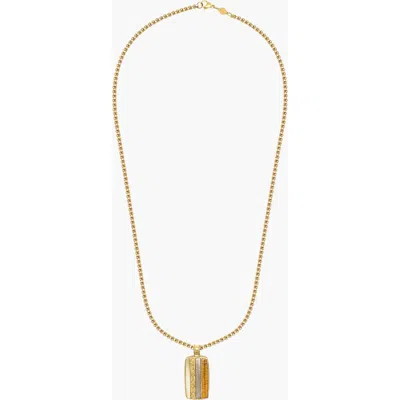 Nialaya Gold Trinity Pendant Necklace