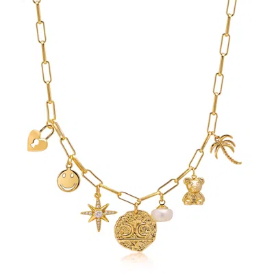 Nialaya Gold Women's Charm Necklace
