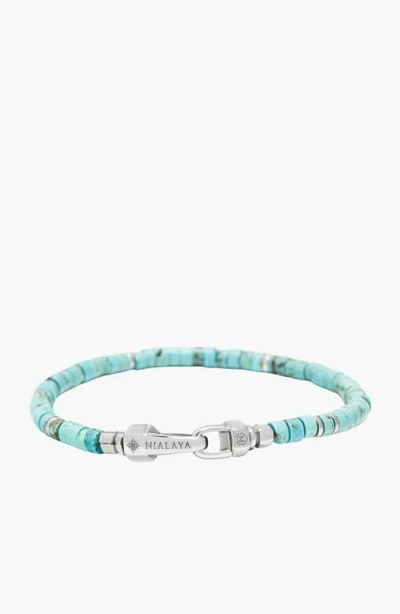Nialaya Heishi Bracelet In Green