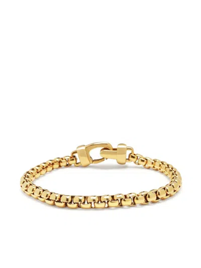 Nialaya Jewelry 5mm Gold Box Chain Classic Bracelet