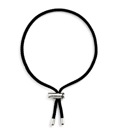 Nialaya Jewelry Adjustable String Bracelet In Black