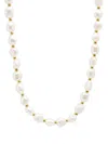 Nialaya Jewelry Baroque Pearl Choker In White