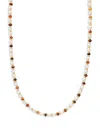 Nialaya Jewelry Bead Detailing Necklace In Gold