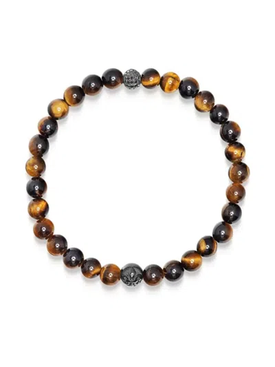 Nialaya Jewelry Beaded Bracelet In Brown