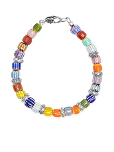 Nialaya Jewelry Beaded Bracelet In Silver