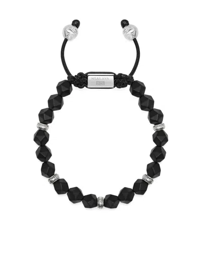 Nialaya Jewelry Beaded Bracelet In Silver