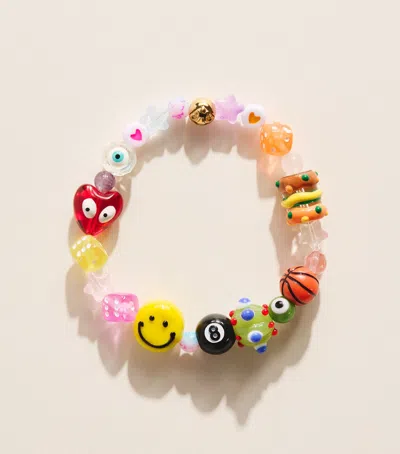 Nialaya Jewelry Beaded Happy Life Bracelet In Multi