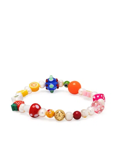 Nialaya Jewelry Berry Bracelet In White