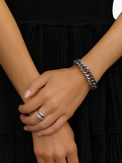 Nialaya Jewelry Chunky Cuban-chain Bracelet In Metallic