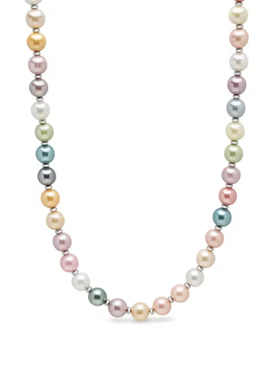 Nialaya Jewelry Chunky-pearl Necklace In Rosa