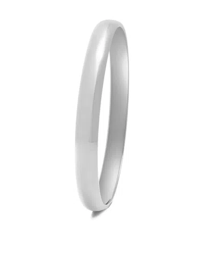 Nialaya Jewelry Classic Round Bangle In Metallic