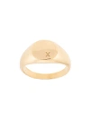 Nialaya Jewelry Classic Signet Ring In Gold