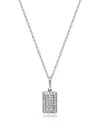 NIALAYA JEWELRY CZ TAG NECKLACE