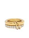 Nialaya Jewelry Double-band Ring In Gold