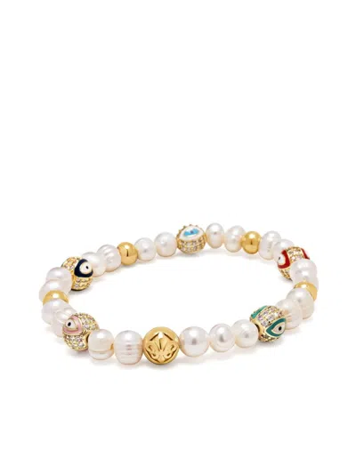 Nialaya Jewelry Evil Eye Bracelet In Gold
