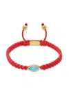Nialaya Jewelry Geflochtenes Armband In Red